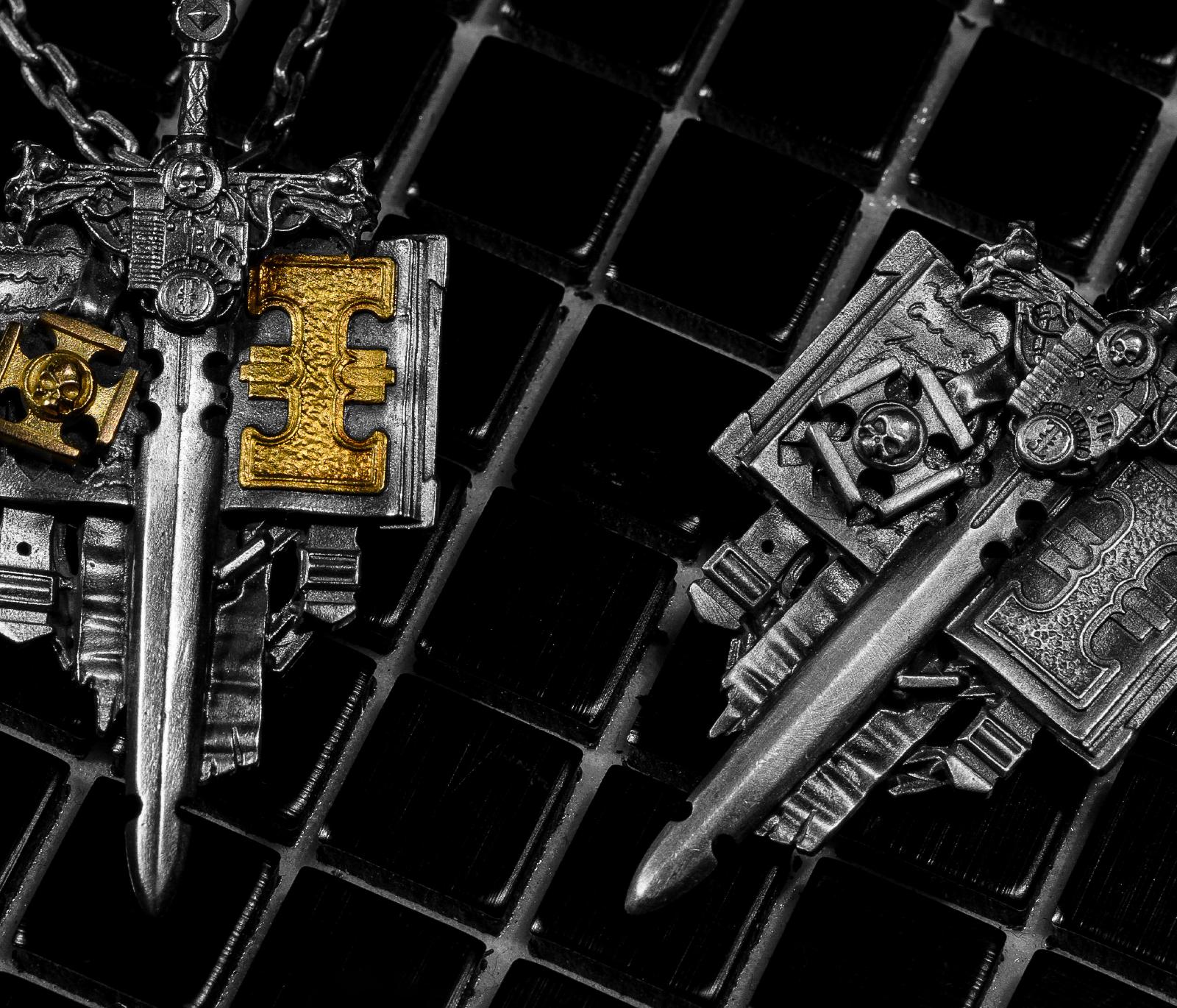 Grey Knights Codex Pendant - Warhammer 40K Inspired