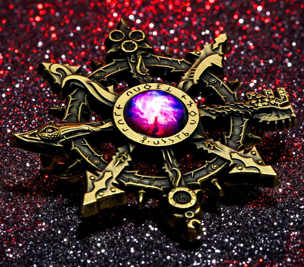 Warp Rift Brooch – Warhammer 40K Inspired