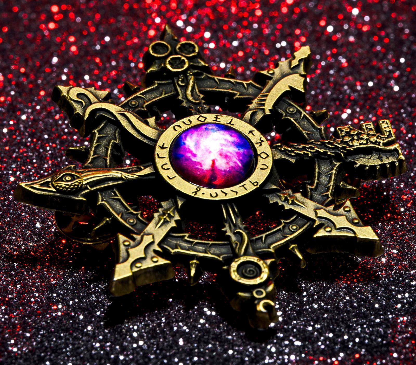 Warp Rift Brooch – Warhammer 40K Inspired