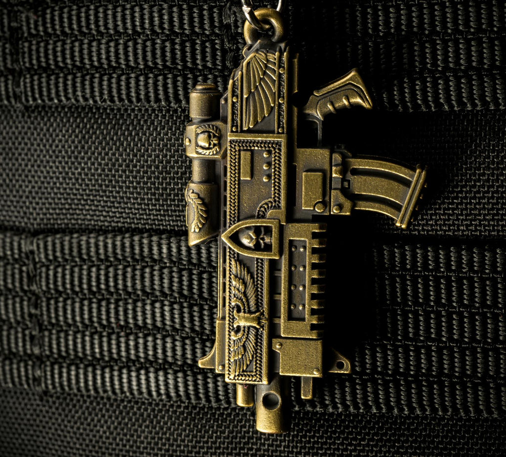 Boltgun Necklace - Warhammer 40K Inspired