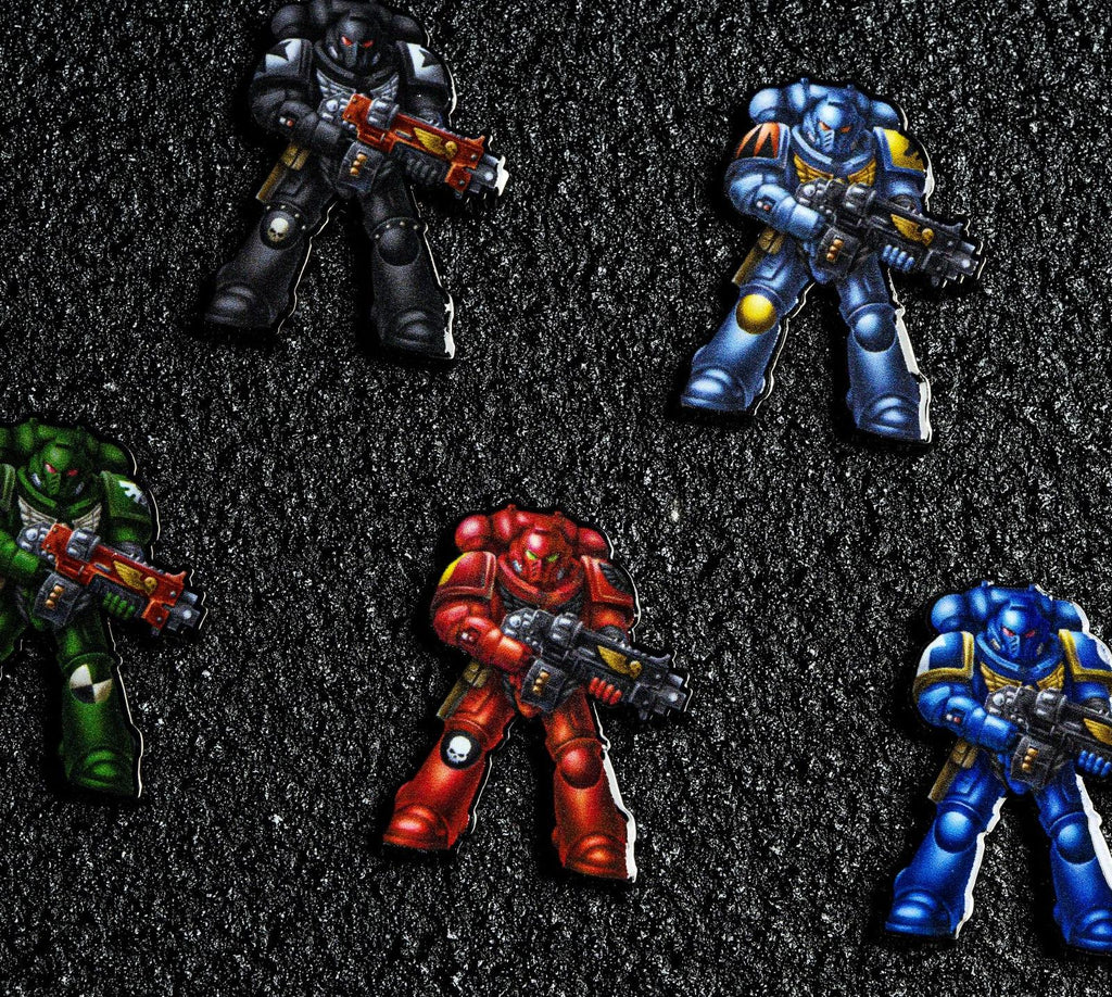 Warhammer 40K Primaris Space Marines PSM Chapter Pin Badge Refrigerator Magnet