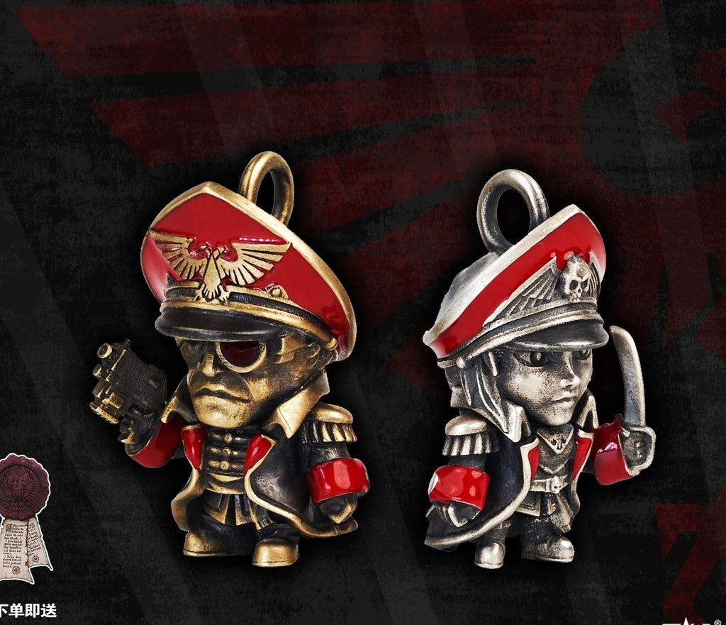 Pocket Commissar – Warhammer 40K Inspired Miniature Charm
