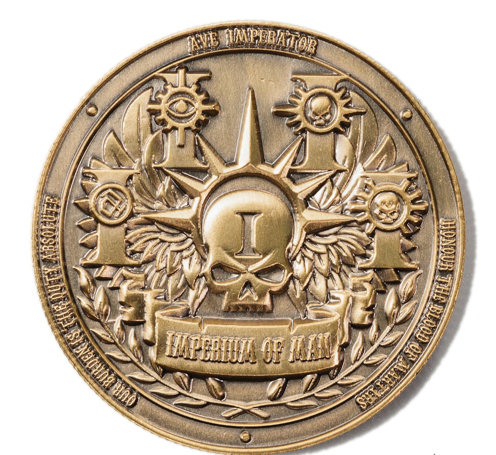 Imperial Aquila Badge - Warhammer 40K Inspired