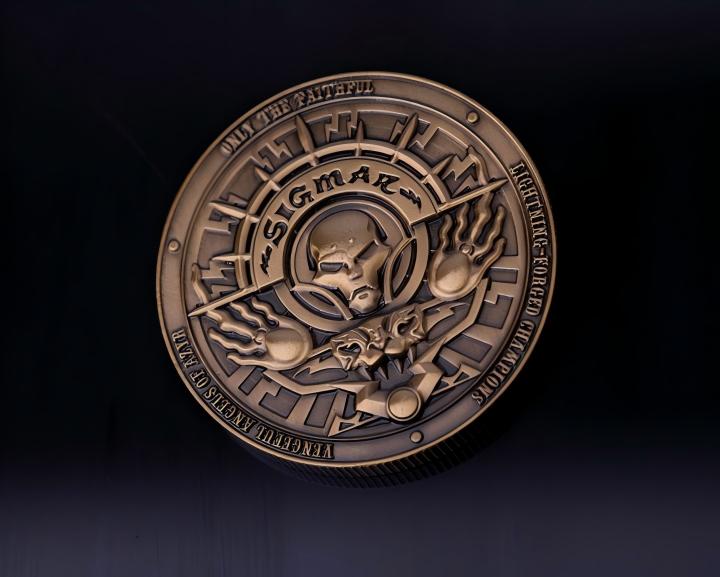 Relic of War Commemorative Coin – A Warhammer-Inspired Imperial Token