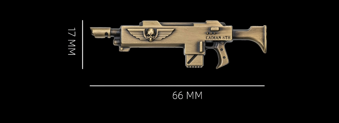 Laser Gun Keychain - Warhammer 40K Inspired