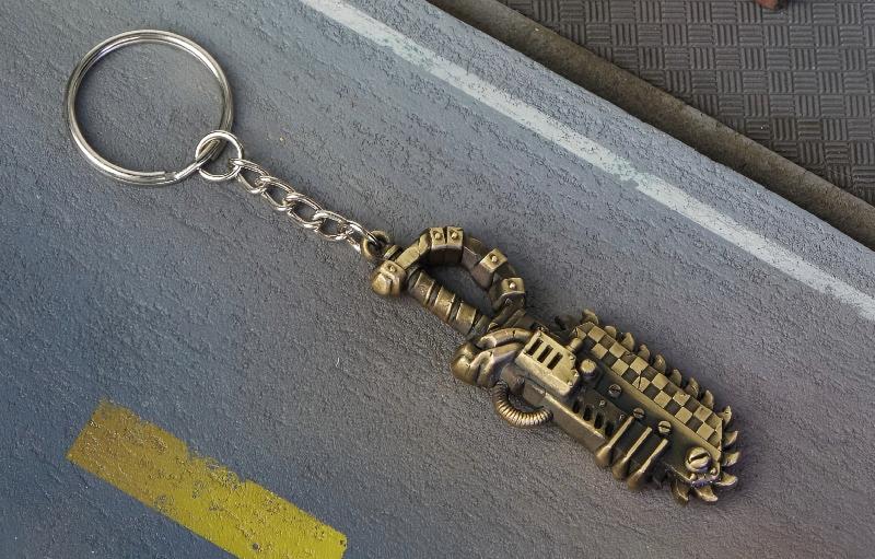 Chainsword Keychain - Warhammer 40K Inspired