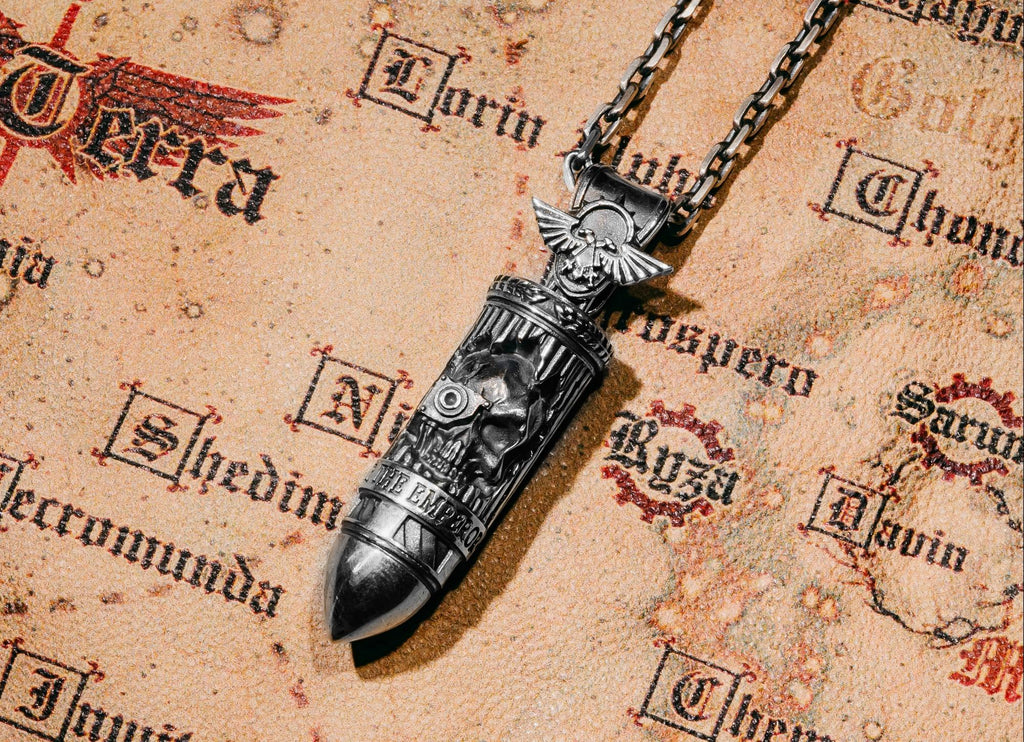 Bolt Round Necklace - Warhammer 40K Inspired