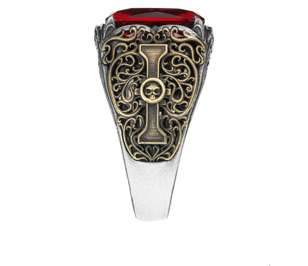 Inquisitorial Signet Ring – Warhammer-Inspired Judgment Ring of the Imperium