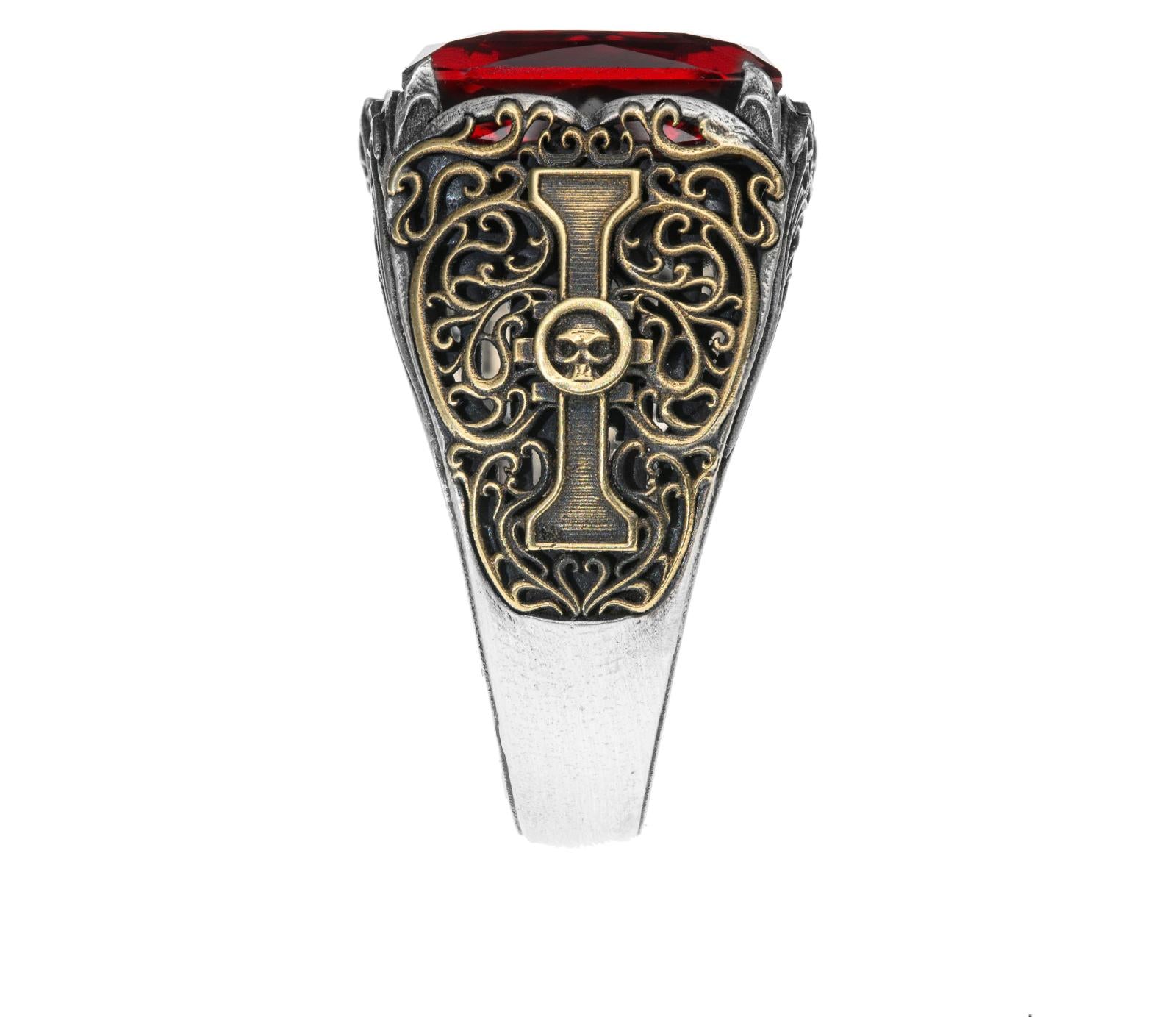 Inquisitorial Signet Ring – Warhammer-Inspired Judgment Ring of the Imperium