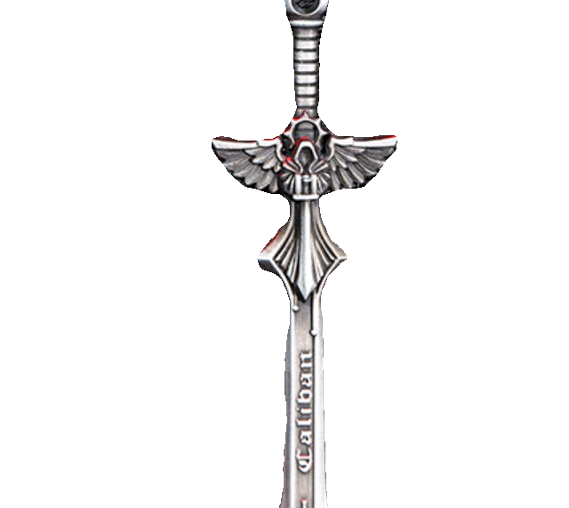 Sword of Caliban Keychain – Warhammer 40K Inspired