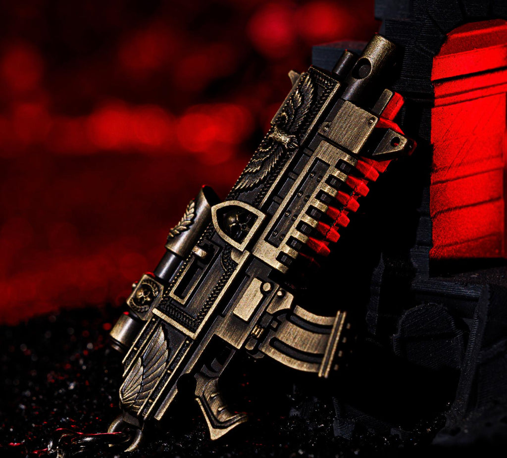 Boltgun Necklace - Warhammer 40K Inspired