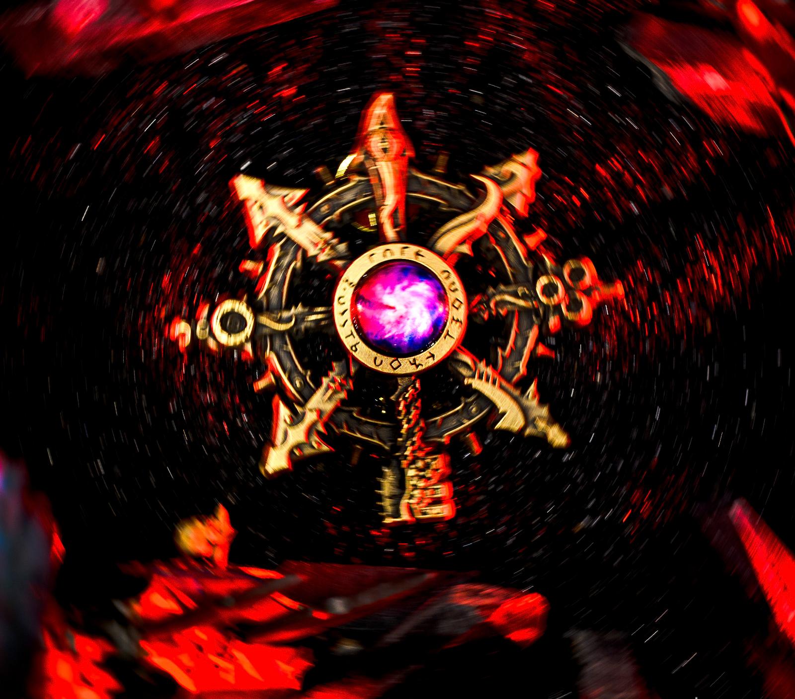 Warp Rift Brooch – Warhammer 40K Inspired