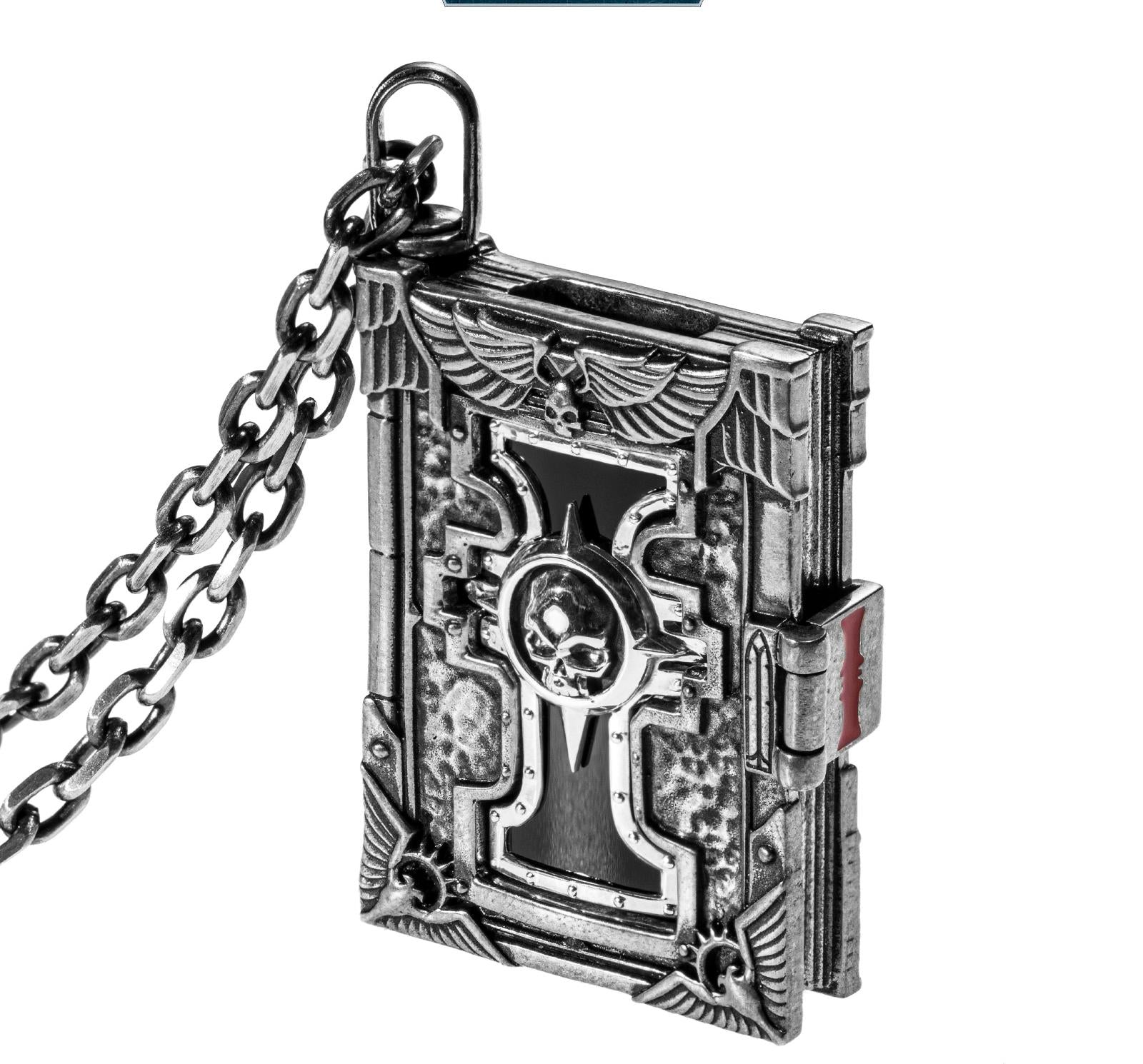 Lexicon of the Sanctified Scribe – A Warhammer-Inspired Pendant of Divine Lore