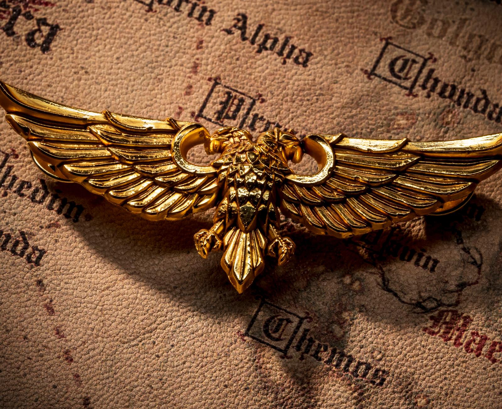 Space Marine Brooch – Emblem of Loyalty, Worn with Honor