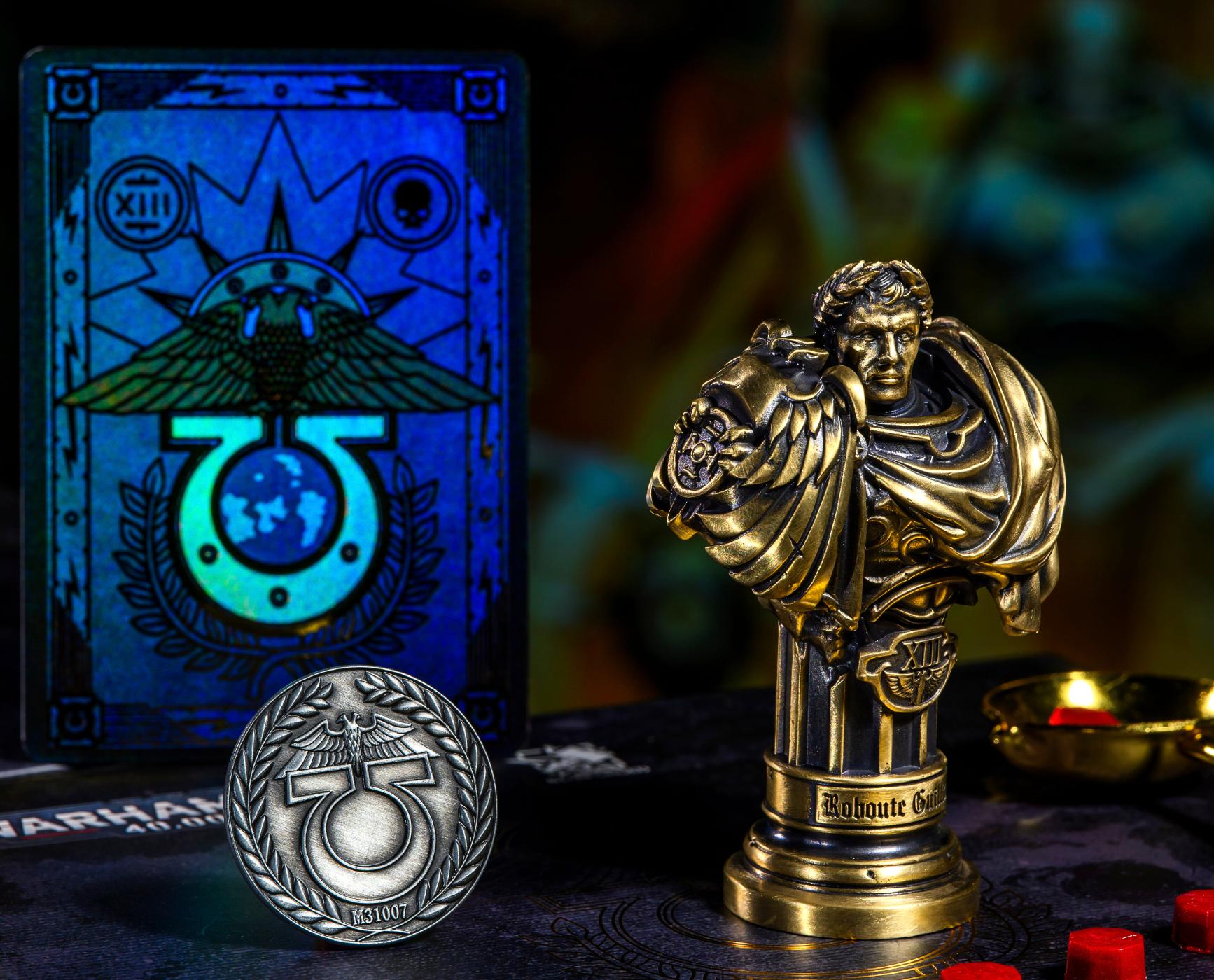 Roboute Guilliman Bust Wax Seal - Warhammer 40K Inspired