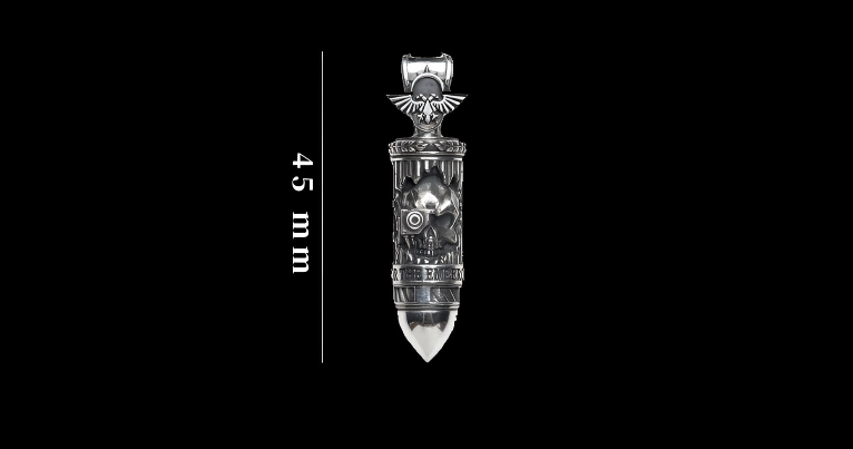 Bolt Round Necklace - Warhammer 40K Inspired