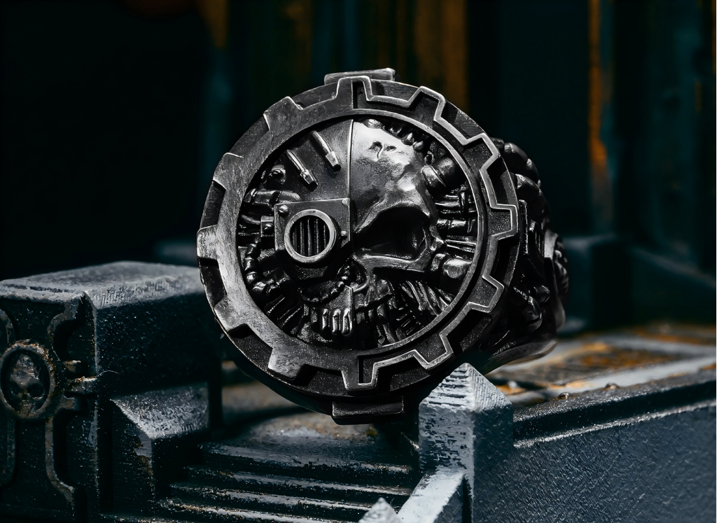 Omnissiah Ring – Praise the Divine Cog