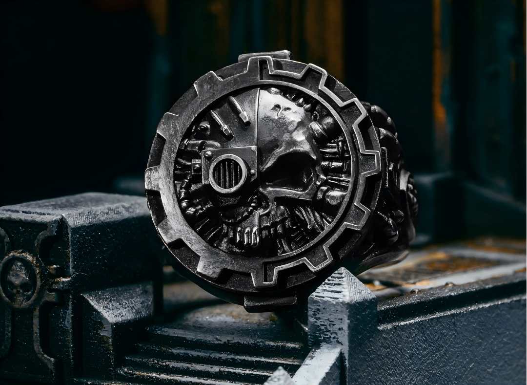 Omnissiah Ring – Praise the Divine Cog