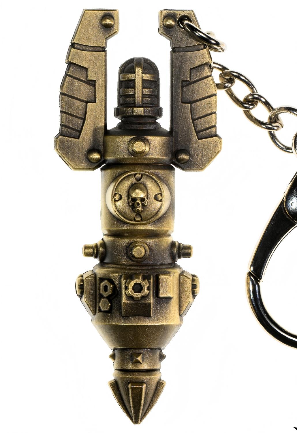 Thunderfall Drop Beacon – Warhammer 40K Inspired Prop / Keychain