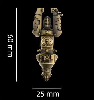 Thunderfall Drop Beacon – Warhammer 40K Inspired Prop / Keychain