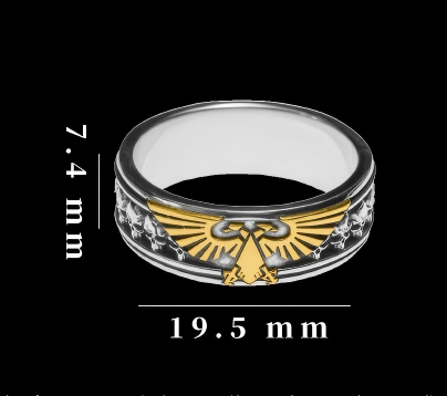 Imperial Aquila Ring - Warhammer 40K Inspired