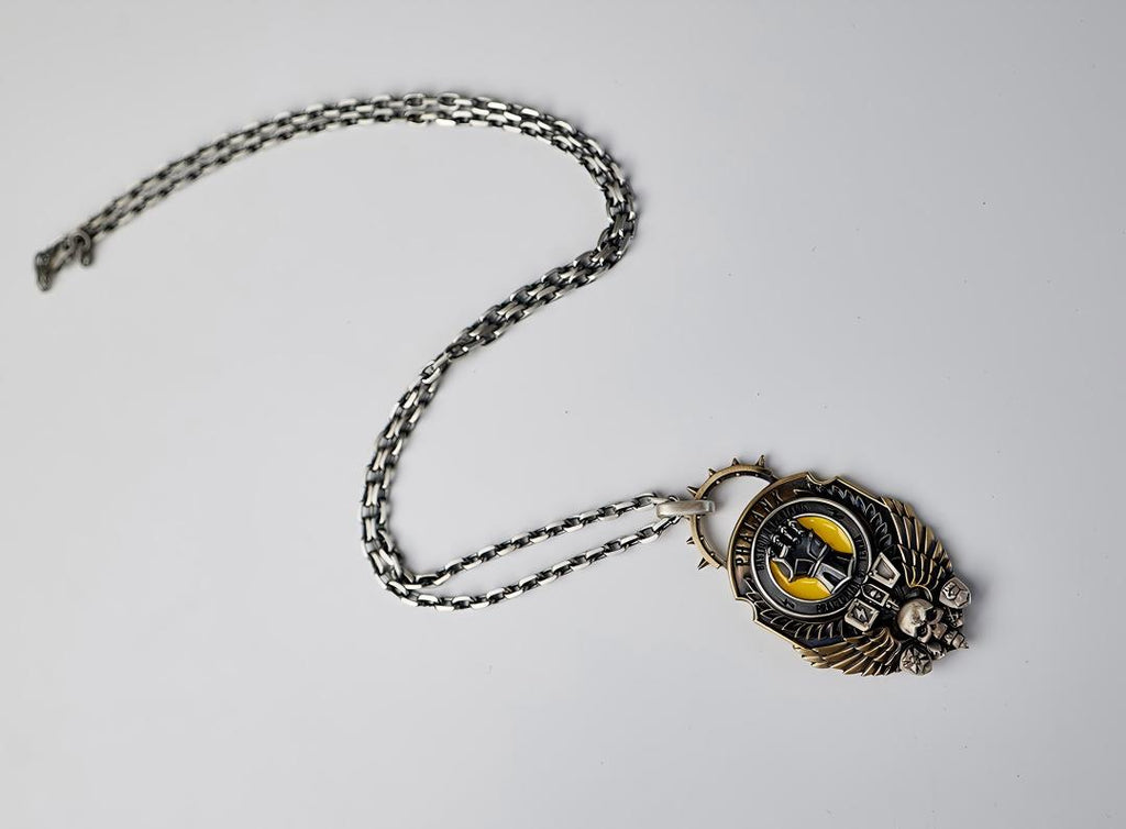 Warhammer Pendant – Hammer of Judgment, Icon of the Emperor