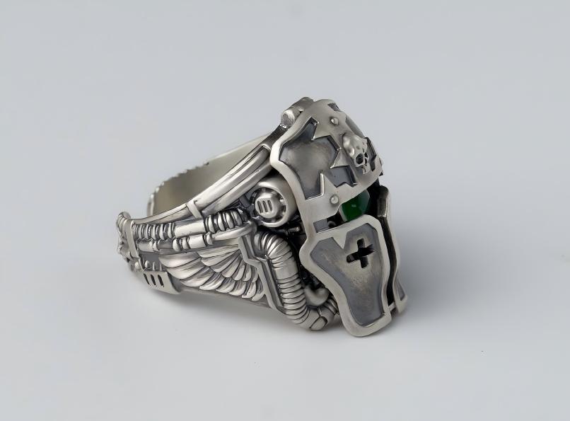 Imperial Knight Helm Ring - Warhammer 40K Inspired