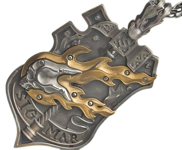 Sigmar’s Sacred Seal Pendant – Emblem of Thunder & Judgment