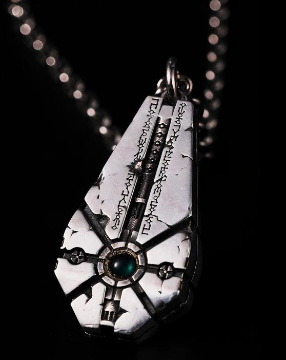 Dominion Monolith Pendant – Engraved in Silent Supremacy