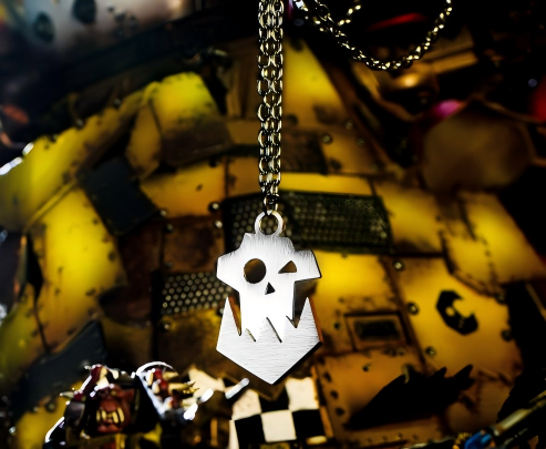 Ork Faction Glyph Necklace – A Warhammer-Inspired WAAAGH! Totem