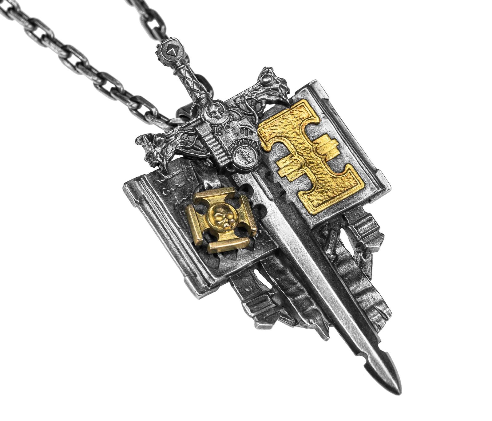 Grey Knights Codex Pendant - Warhammer 40K Inspired