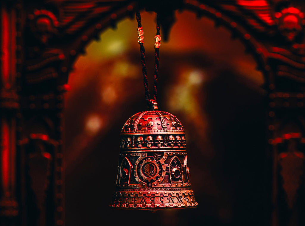 Warhammer 40K Domination Bell of Ominissah Adeptus Mechanicus Copper Pendant