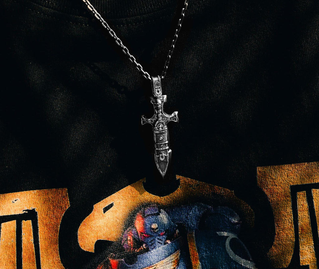 Roboute Guilliman Gladius Incandor Pendant by Starforged - Warhammer 40K Inspired