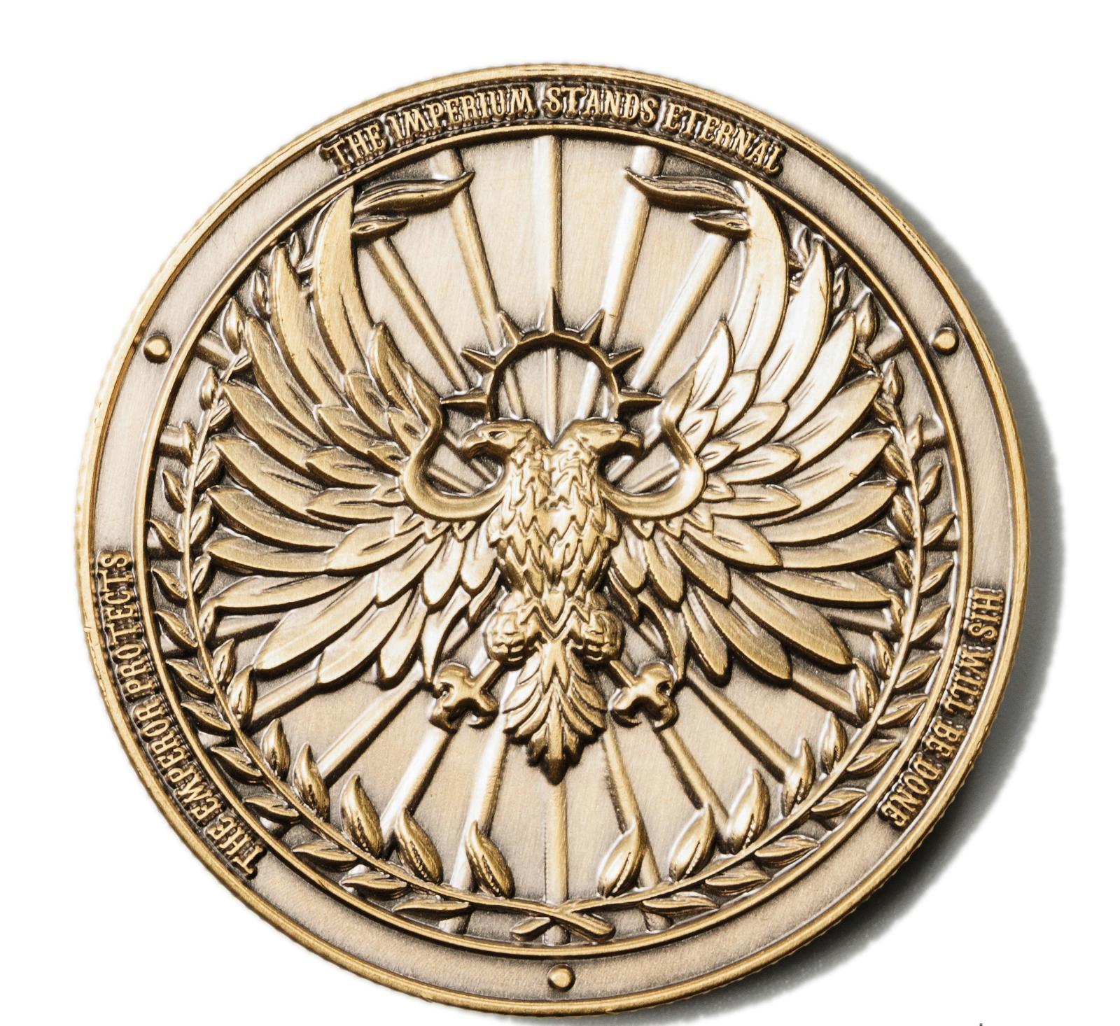 Imperial Aquila Badge - Warhammer 40K Inspired
