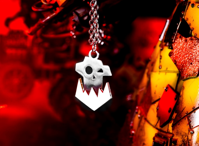 Ork Faction Glyph Necklace – A Warhammer-Inspired WAAAGH! Totem