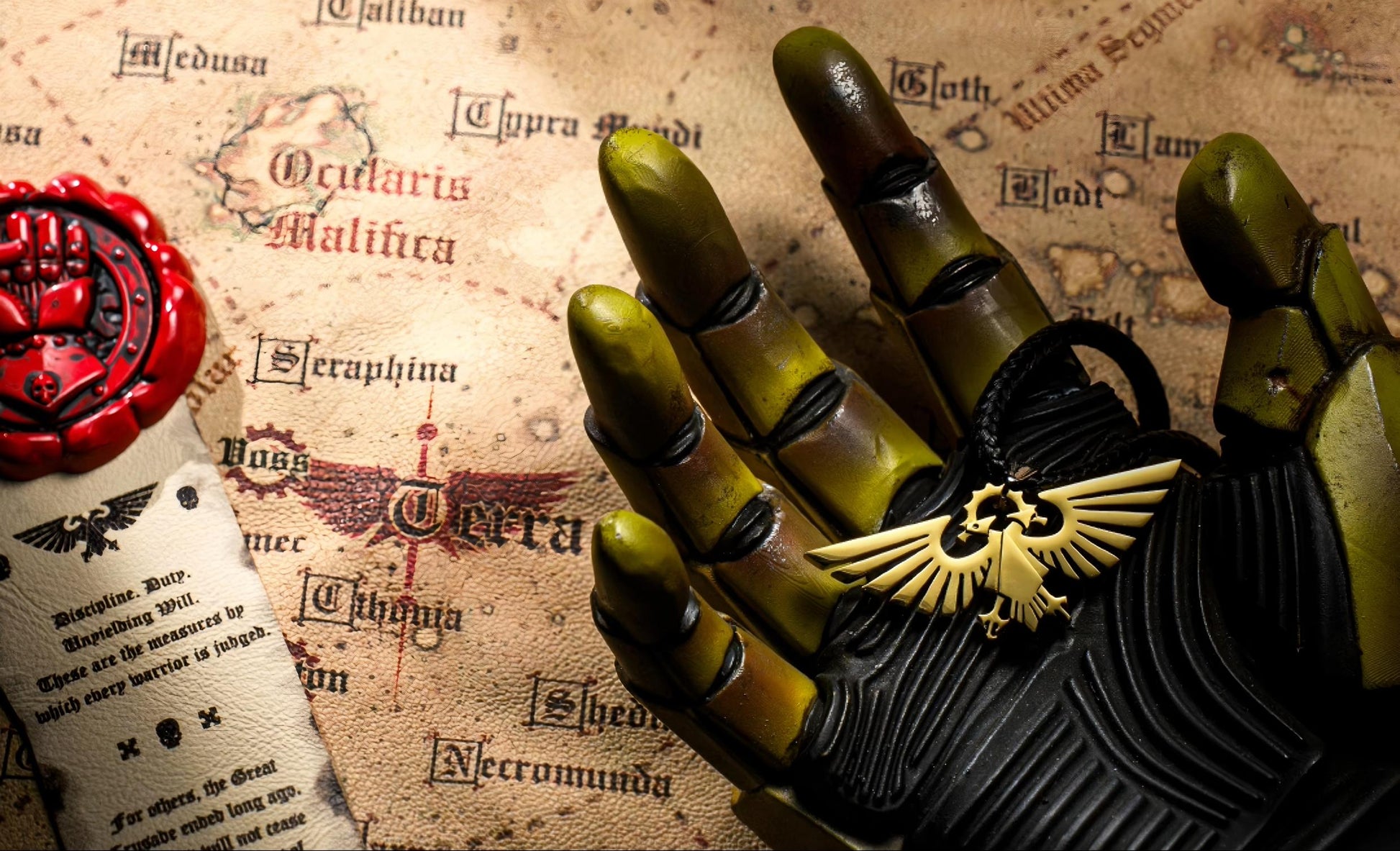 Imperial Aquila Necklace - Warhammer 40K Inspired