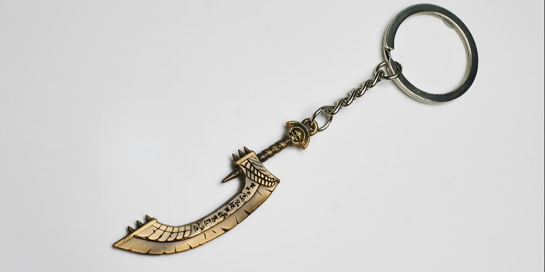 Nehekhara Scimitar Keychain – Warhammer-Inspired