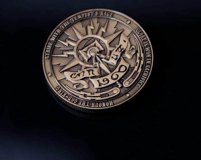 Relic of War Commemorative Coin – A Warhammer-Inspired Imperial Token