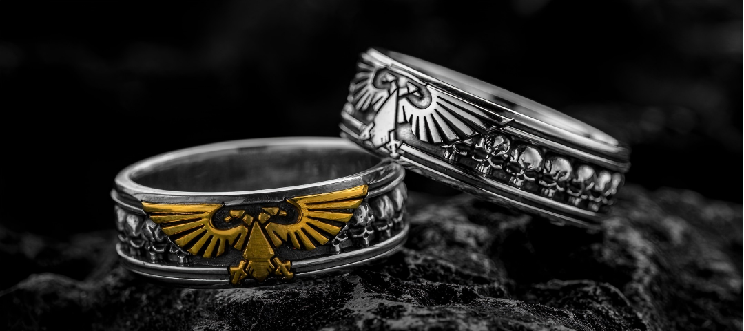Imperial Aquila Ring - Warhammer 40K Inspired
