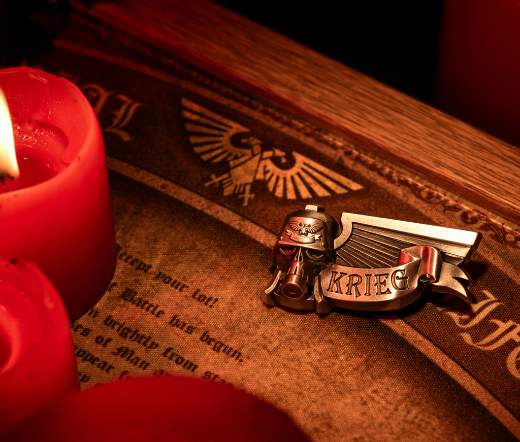 Death Korps of Krieg Emblem Badge – Warhammer 40K Inspired