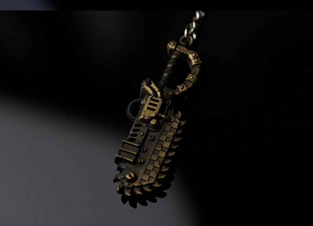 Chainsword Keychain - Warhammer 40K Inspired