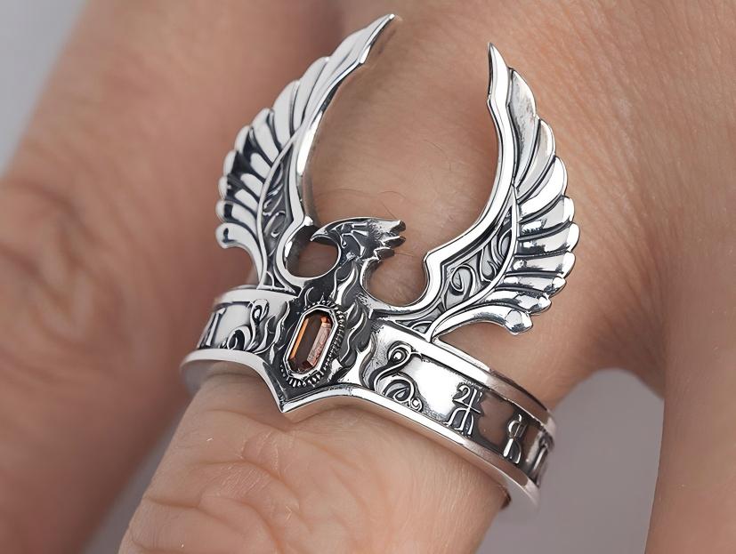 Phoenix King Ring - Warhammer 40K Inspired