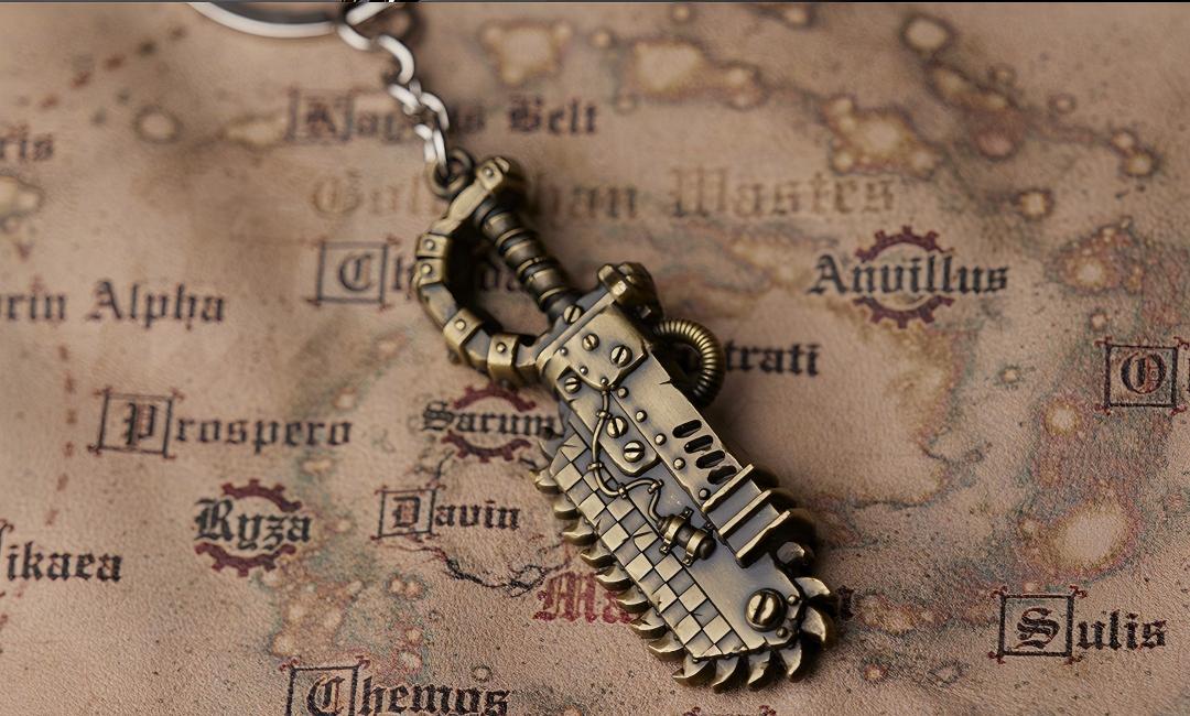Chainsword Keychain - Warhammer 40K Inspired