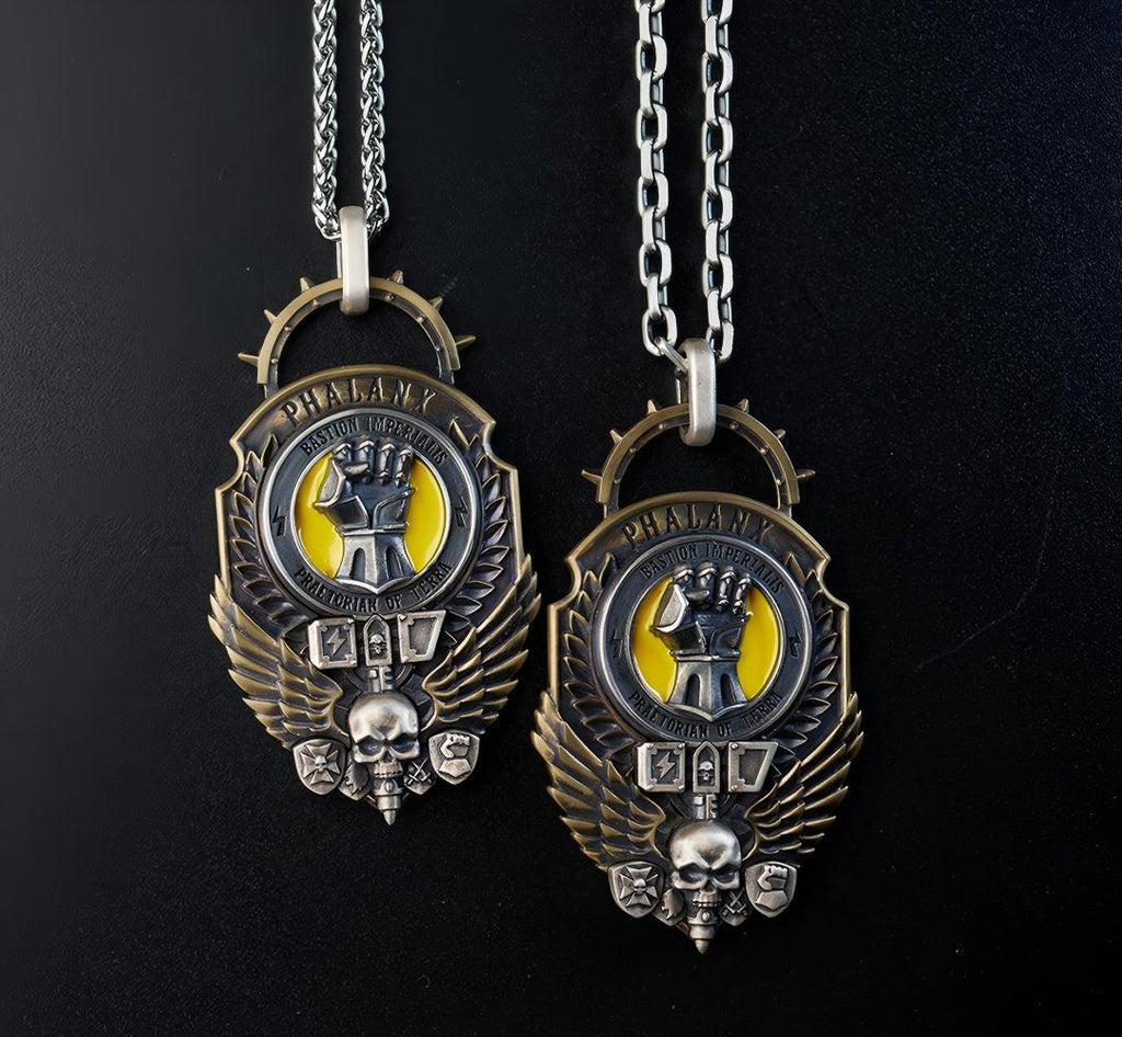 Warhammer Pendant – Hammer of Judgment, Icon of the Emperor