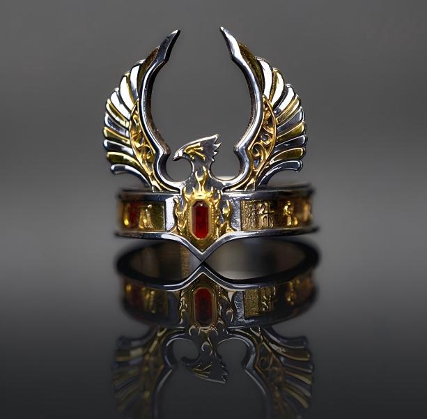 Phoenix King Ring - Warhammer 40K Inspired