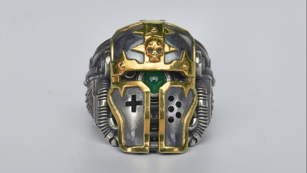 Imperial Knight Helm Ring - Warhammer 40K Inspired