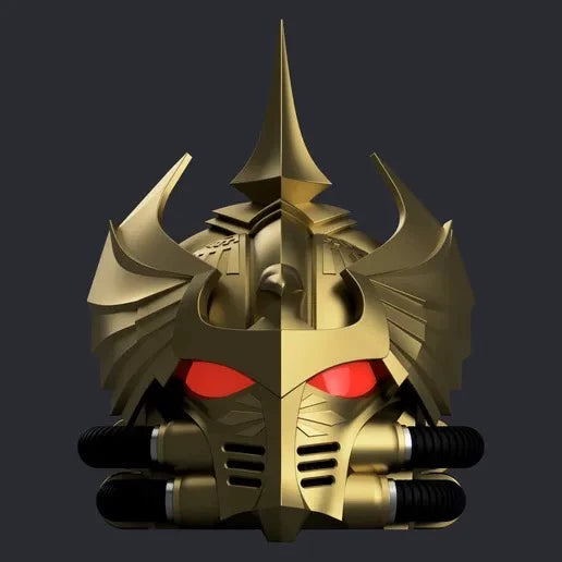 Golden Custodian Helm – Warhammer-Inspired Imperial Elite Helmet