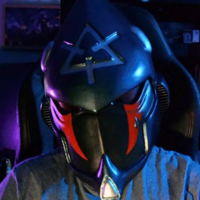 Wailing Shadow Helm – Warhammer-Inspired Alien Eldar Helmet Replica