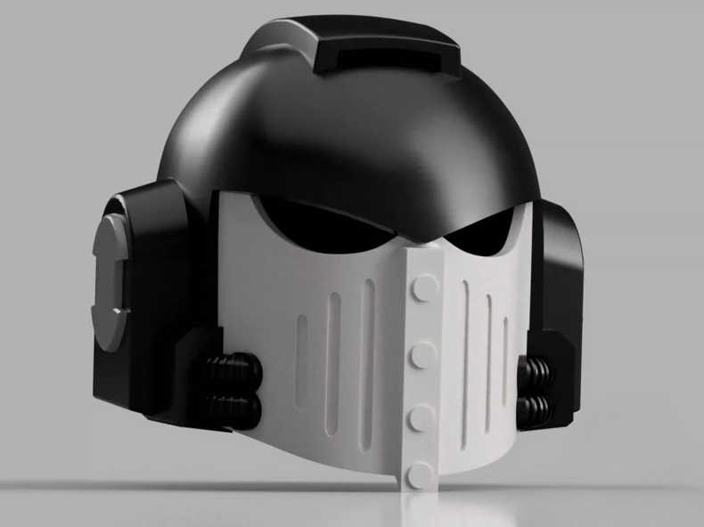 Iron Will Helmet – Warhammer 40K Inspired Iron Hands Tactical Helm