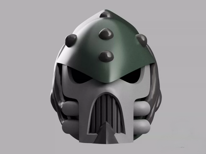 Plague Warden Helm – Death Guard Style War Helmet